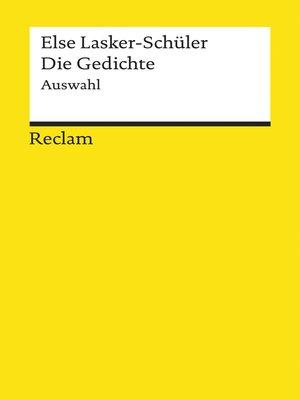 cover image of Die Gedichte. Auswahl